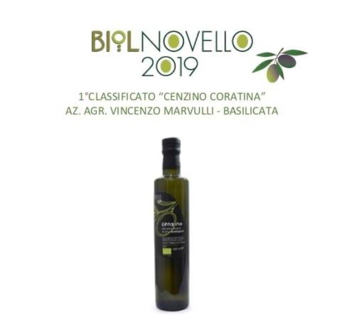 Primo classificato Biol Novello 2019, Cenzino Coratina
